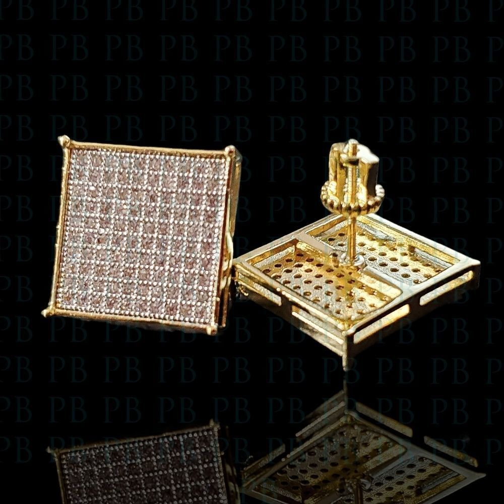 XXL Square Iced Out Earrings